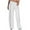 White, variant on Quinlirra Wide Leg Sweatpants Women Petite High Waisted Jogger For Women Stripe Side Lightweight Wide Leg Pants Workout Sweatpants Athletic Joggers Pants