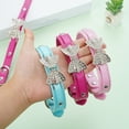 thumbnail image 4 of Dog Collar with Bowknot for Small Medium，Adjustable Fashionable Pet Collar, 4 of 8