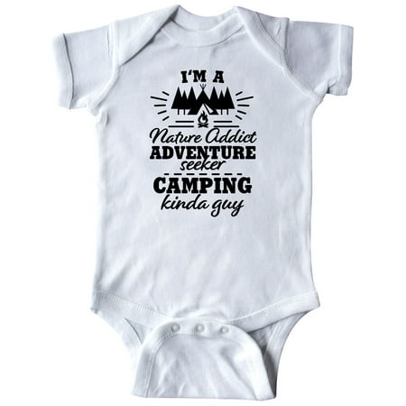 

Inktastic I m a Nature Addict Adventure Seeker Camping Kinda Guy Gift Baby Boy Bodysuit