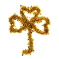 thumbnail image 1 of TINSEL GARANDIA Guirnalda de traje corona de chambrado Decoraciones de lámina metálica Colgada de techo para bodas de Navidad Uso exterior e interior 2MGolden 8 piezas Inevent HA012699-04, 1 of 7