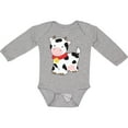 thumbnail image 3 of Inktastic Cow Boys or Girls Long Sleeve Baby Bodysuit, 3 of 5