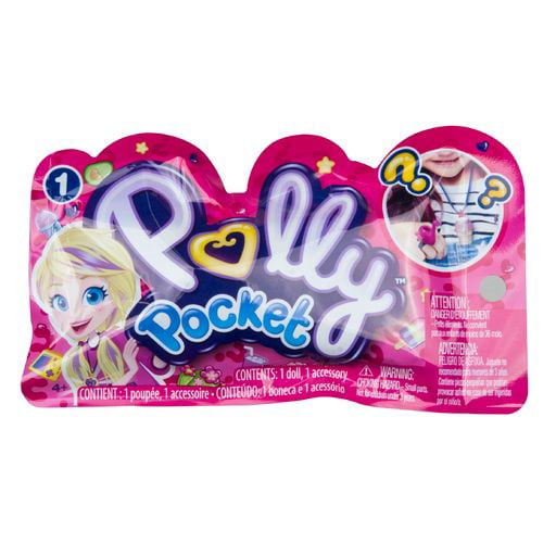 Lila with a Blue Doughnut Ring Polly Pocket Tiny Takeaway New In Package 