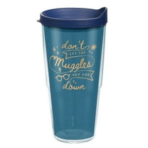 Tervis Harry Potter Don't Let Muggles Get You Down Made in USA Double Walled Insulated Travel Tumbler, Classic 24oz