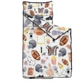 thumbnail image 2 of Colorful Rugby Game Items Pattern Toddler Nap Mats for Kids Preschool,Sleeping Mat Bag or Kids,Toddler Sleeping Bag,Toddler Nap Mat or Daycare, 2 of 6