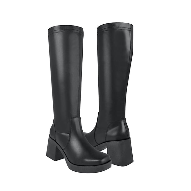 BOTAS STYLO MUJER 19601 SIMIPIEL NEGRO
