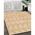 thumbnail image 3 of Ahgly Company Machine Washable Indoor Rectangle Transitional Golden Blonde Gold Area Rugs, 7' x 9', 3 of 7