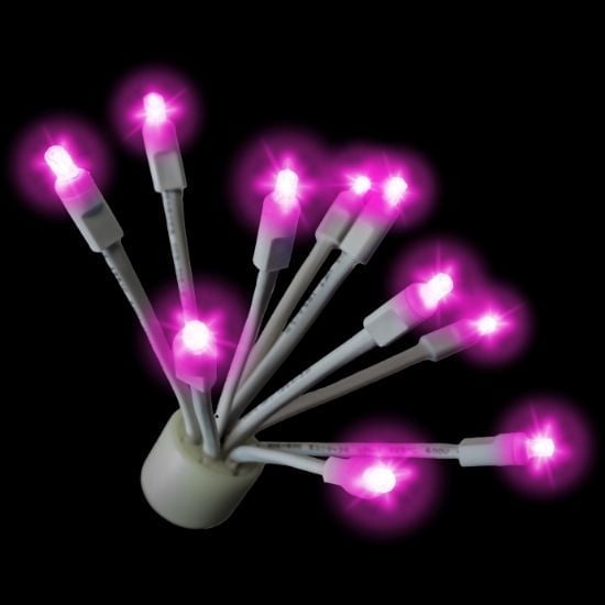 C9 Glitzer® Pink lights with white base