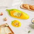 thumbnail image 2 of Handpainted Ceramic Corn Cob Dishes Family Sized Plates Microwave Dishwasher Shape Ceramic Corn Trays, Corn on The Cob Dish, Corn Dishes Corn Holders Appetizers Plate for Home and Kitchen(L), 2 of 13