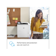 HP LaserJet Enterprise M611x Laser Printer, Black And White Mobile Print Up to