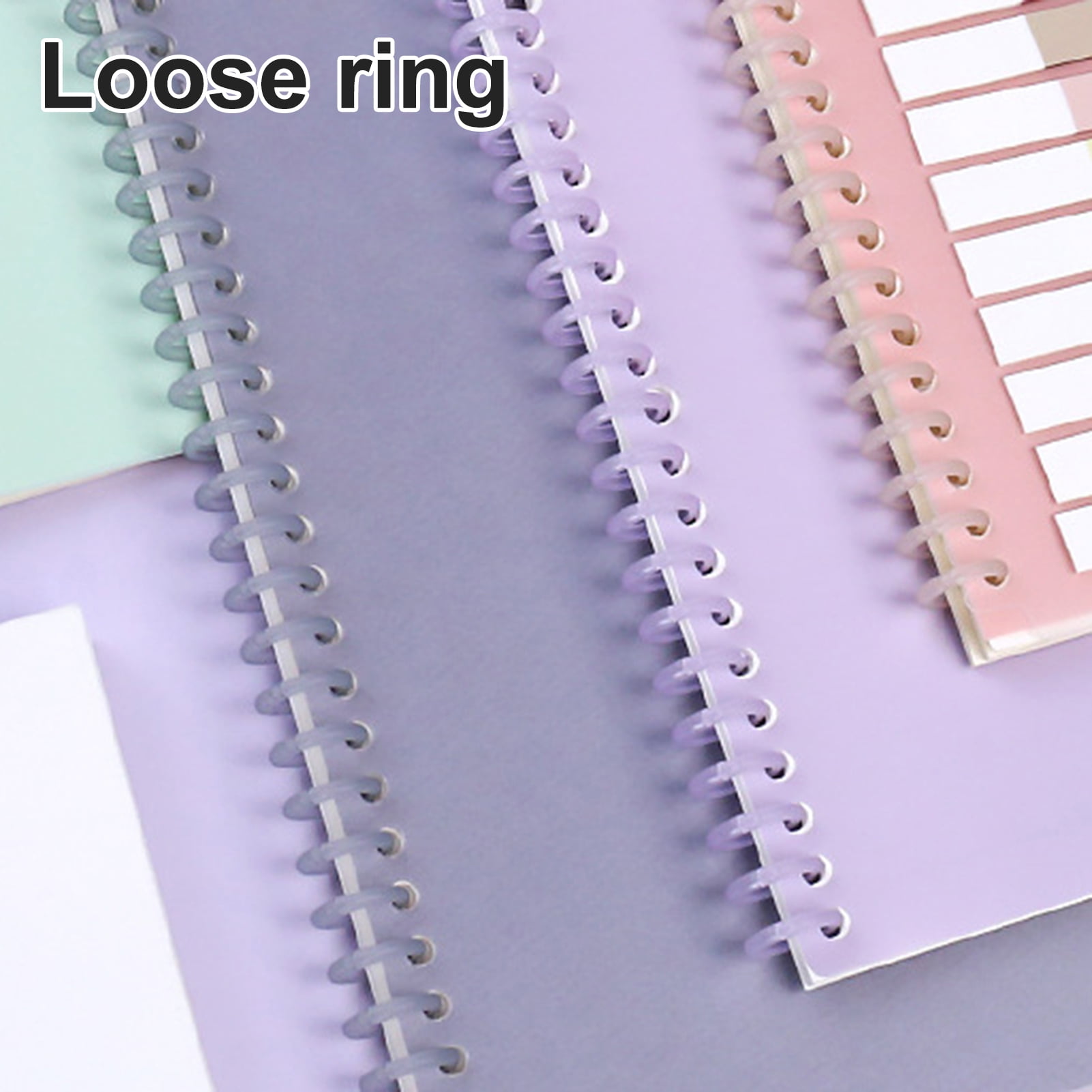 10Pcs 12mm Binding Ring 30 Holes Reusable Antideformed Waterproof