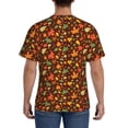thumbnail image 2 of Rocae Autumn Leaves for Men's Moisture-Wicking Crew Tee - T-Shirt for Sports, Outdoor Activities, and Casual WearX-Large, 2 of 9