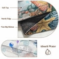 thumbnail image 6 of Large Area Rugs for Living Room Bedroom, Octopus Coastal 8'x10' Rug Washable Carpet Runner Indoor Outdoor, Summer Nautical Starfish Coral Grey Wooden Non Slip Floor Mats Rug for Kitchen, Patio, 6 of 8
