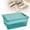 Green, variant on Plastic Storage Box With Removable 4 Compartments Tray Portable Clear Storage Container With Handle For Organizing Tool Craft Bead Sewing