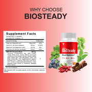BioSteady Blood Optimizer, Bio Steady Advanced Formula (60 Capsules)