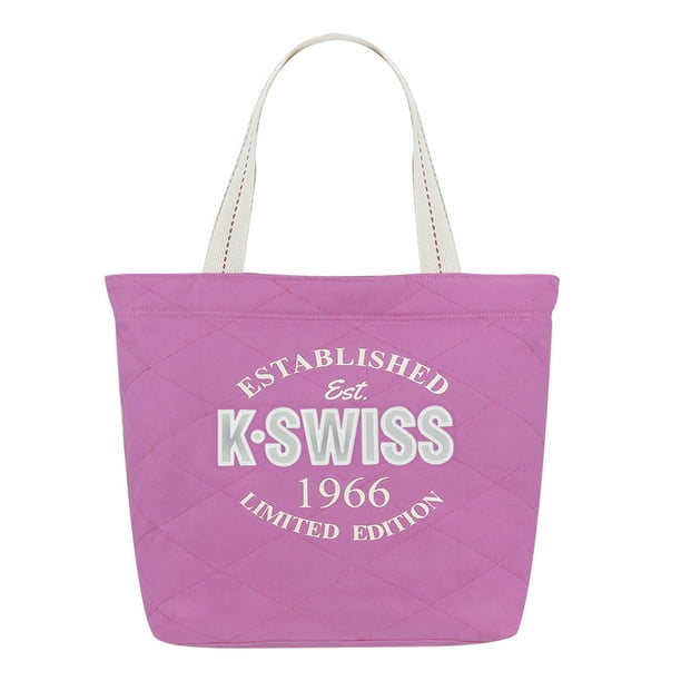 BOLSA DE CANVAS K-SWISSBORDADO 3D AL FRENTE Y CIERRE MORADO K-Swiss PARADLLG