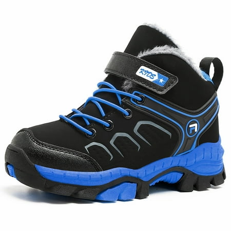 

Engtoy Boys Boots Winter Snow Shoes Waterproof Antiskid Boots Hiking Outdoor Shoes for Kids Little Kid/Big Kid