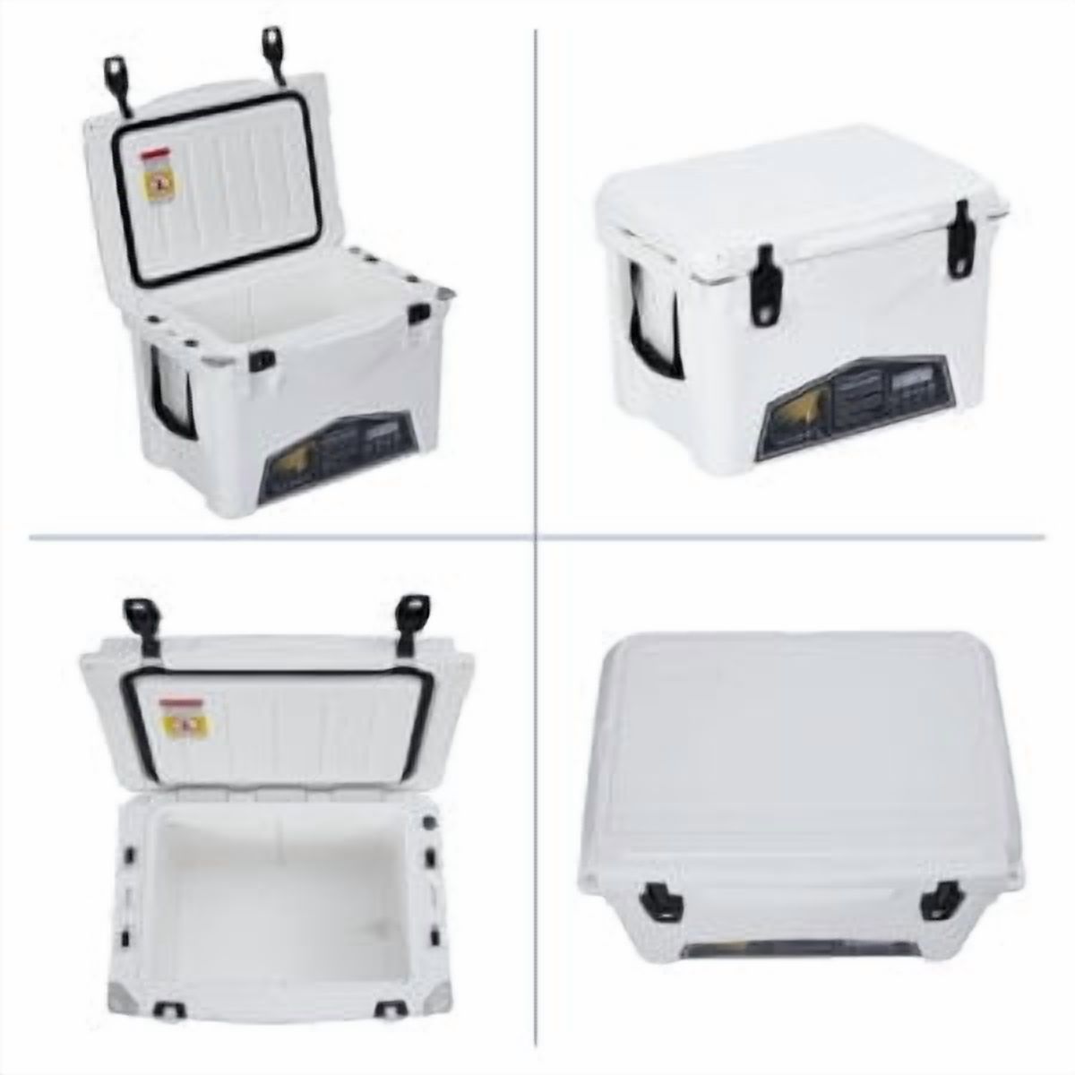 20 Quart Hard Camping Cooler, Adventure Outdoor Cooler Portable Insulated Ice Chest Cooler Box with Heavy Duty Handle, 5-Day Ice Retention, Great Camping Cooler with Easy Carry Top Handle Cooling Ice