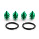 thumbnail image 1 of Jdm-1 Set Universal Car Spike Front Bumper Hatch Lids Quick Release Fasteners Nuts Bolt Alloy Aluminum For Most Car Truck, 1 of 1