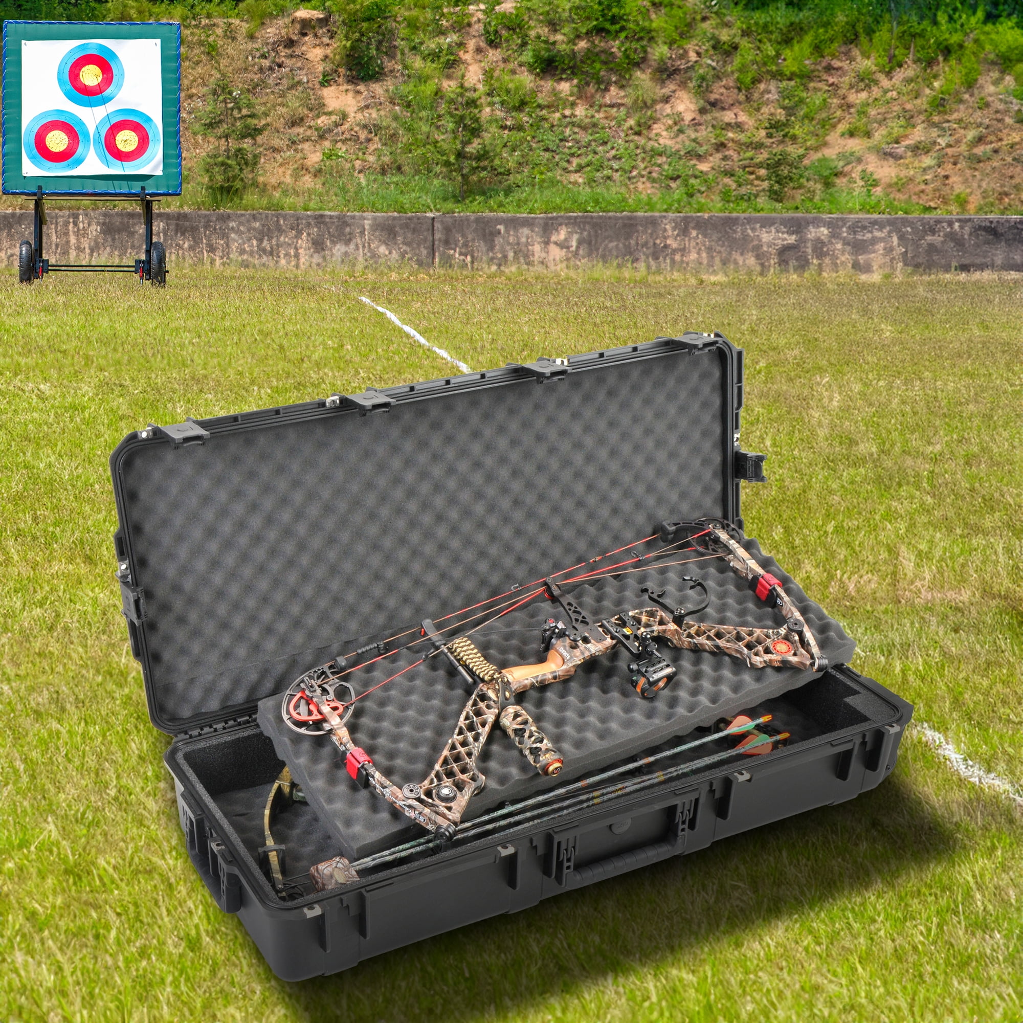 SKB Cases iSeries Double Rifle or Bow Case with Hard Plastic Exterior