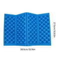 thumbnail image 3 of Camping Moistureproof Seats Pad Portable Folding Outdoor Sit Mat Waterproofs Hiking Sit Pad for Outdoor Activity, 3 of 8