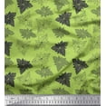 thumbnail image 1 of Soimoi Green Heavy Canvas Fabric Lily Floral Fabric Prints By Yard 58 Inch Wide, 1 of 3