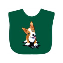 Inktastic Corgi Puppy Boys or Girls Baby Bib