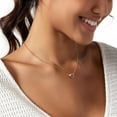 thumbnail image 2 of Cute Heart Necklace Dainty 18k Gold Plated Tiny Heart Pendant Choker Necklaces Small Gold Love Open Heart Chain Necklace for Women Simple Gold Necklace for Women Trendy Jewelry, 2 of 5