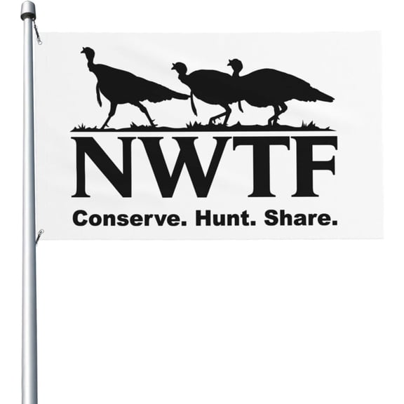 National Wild Turkey Federation Nwtf Flags For Outside 3x5 Banner With Grommets Garden Yard Flag Indoor And Outdoor