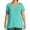 Green, variant on Women's Plus Size Summer Solid Color Slub Trim Tunic Top Long Layering Top Overlapping Top Women Womens plus Shirts Womens Rayon Tops Pack of Tops for Women Tee Shirt Women Long Womens