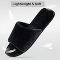 thumbnail image 6 of LORDFON Open Toe Womens Slippers Slip-On House Slippers with Memory Foam, 6 of 6