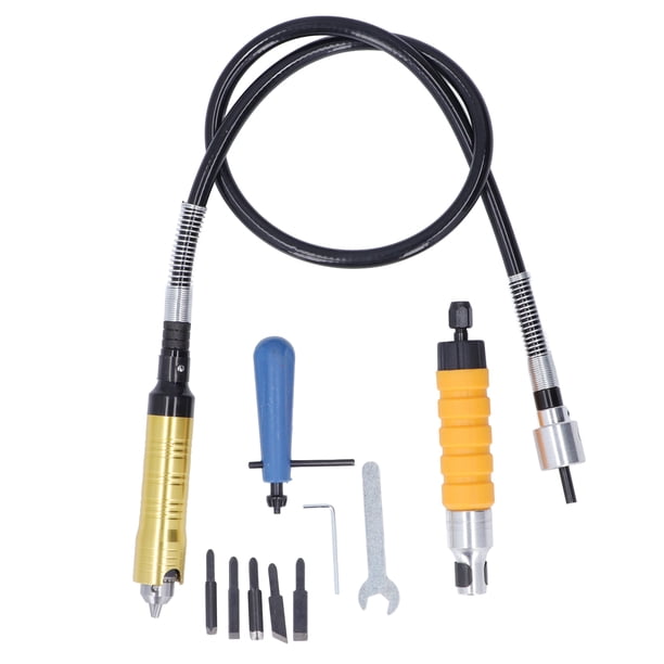 Extensión de eje flexible, 10 piezas Adaptador de eje flexible Extensión de eje flexible Accesorio convertidor de taladro eléctrico Eficiencia óptima NikouMX herramienta
