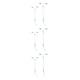 thumbnail image 5 of Billuyoard Modelo de luz de pared, montaje de lámpara de cristal, iluminación, decoración del hogar con Pedestal de acero inoxidable, accesorio Type1 NO1, 5 of 6