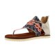 thumbnail image 2 of Sandalias planas con estampado de rosas de talla grande para mujer Wmkox8yii  nm8171, 2 of 8