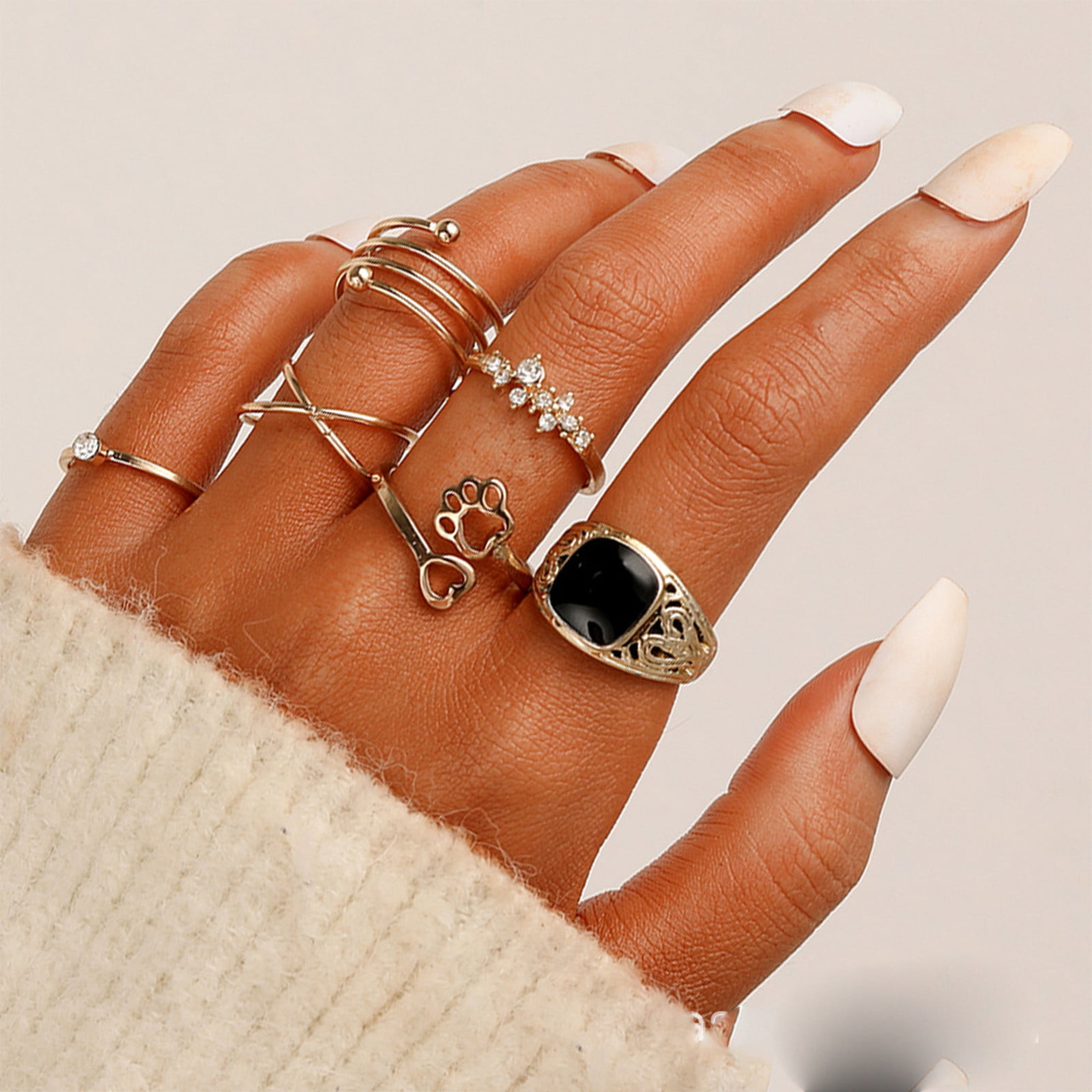 QualityAJ Trendy Stylish Ring For Girl And Women Copper Crystal Silver  Plated Ring | centenariocat.upeu.edu.pe