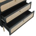 thumbnail image 5 of Dresser Drawer Chest, Black, Wood, Bedroom Living, Modern Contemporary HB35727, 5 of 8