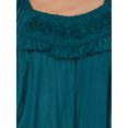 thumbnail image 5 of EZI Nightgowns for Women - Soft & Breathable Satin Night Gowns for Adult Women - Medium to Plus Size Womens Sleep Shirts - Knee-Length Nightgown, 5 of 9
