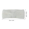 thumbnail image 4 of Unique Bargains 1 Pce Bandeau Confortable Tricoté Blanc, 4 of 6