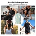 thumbnail image 7 of Kdxio Floral Daisy for Men's Muscle T-shirt,Sleeveless for Workout Running Athletic Gym Lounge Casual, 7 of 7