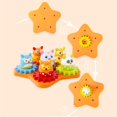 thumbnail image 2 of mmirethe Kids Wooden Learning Gears Toys Plastic Educational Building Blocks Toy Set Kids Gift, 2 of 5