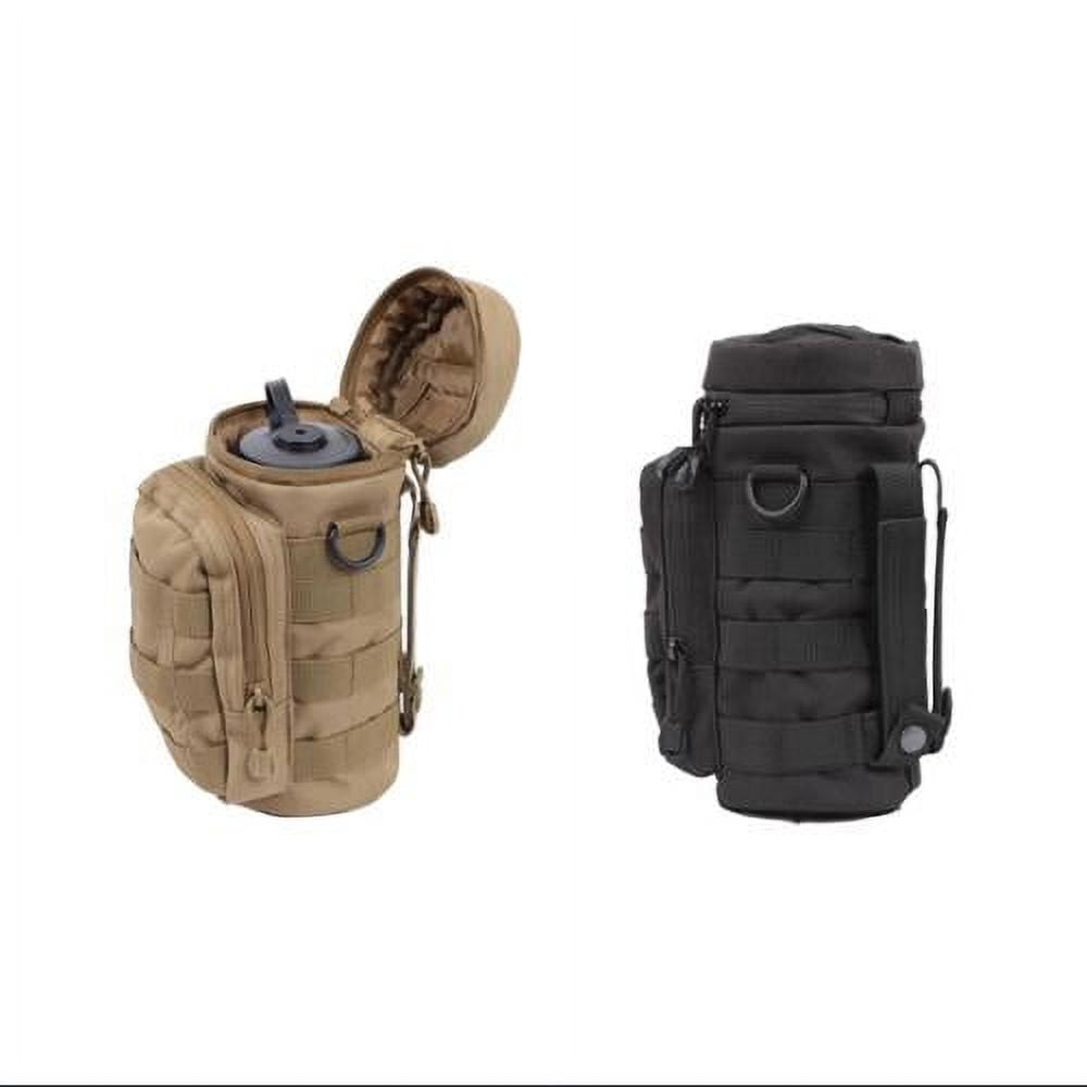 Rothco MOLLE Compatible Water Bottle Pouch, Fits Bottle up to 10.5" Tall