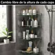 thumbnail image 2 of Ducha Organizador Repisas Esquineras De Vidrio Estante 4 Uds, 2 of 8