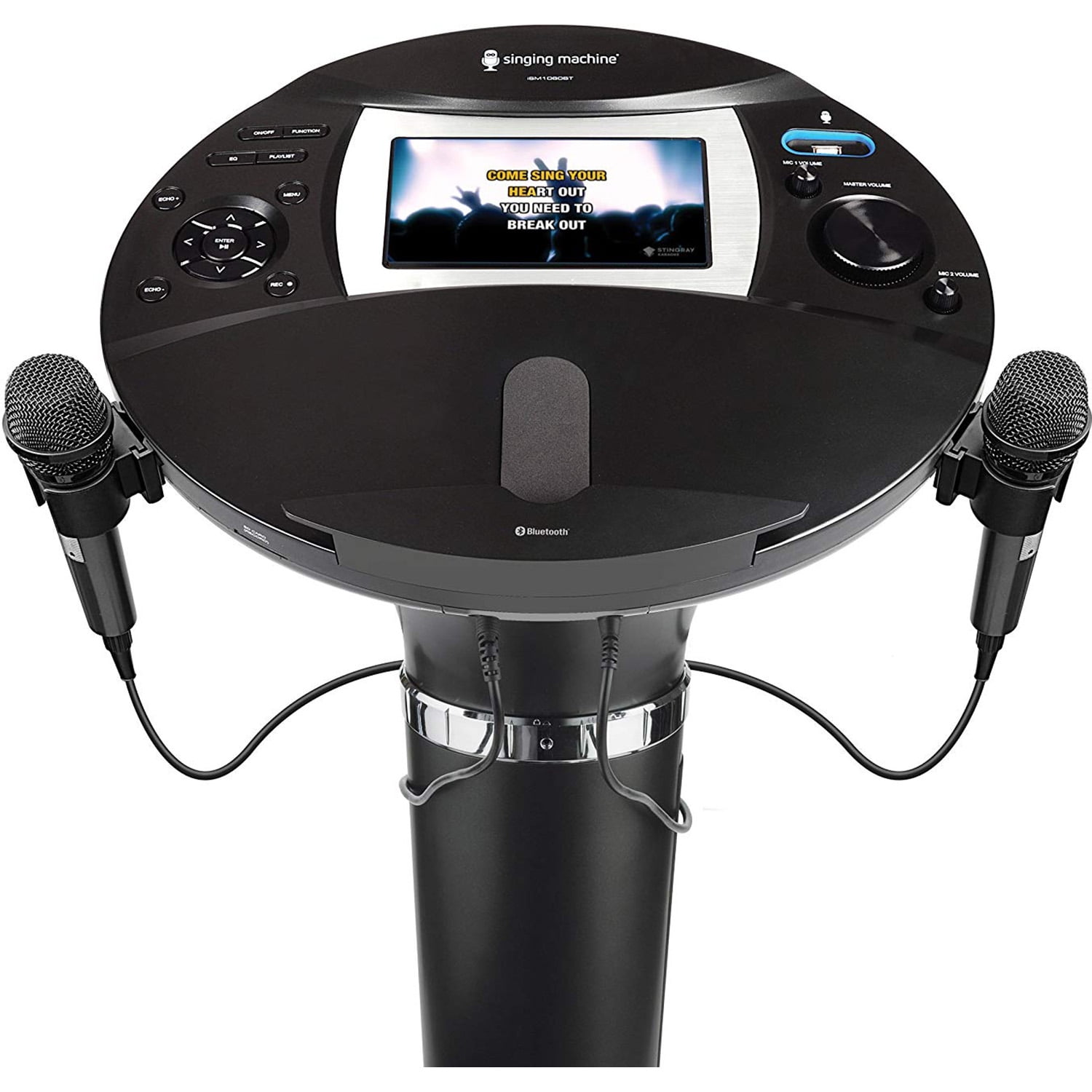 Pedestal Karaoke Machine The Singing Machine Bluetooth LCD Monitor Adult Party eBay