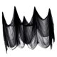 thumbnail image 2 of Tela espeluznante de Halloween, tela espeluznante para colgar en casa embrujada Negro, 2 of 7