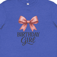 thumbnail image 4 of Inktastic Birthday Girl Pink Bow Youth T-Shirt, 4 of 5