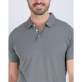 thumbnail image 4 of Real Essentials 3 Pack: Men's Casual Jersey Cotton Short Sleeve Quick Dry Breathable Polo Shirt - (Available in Big & Tall), 4 of 7