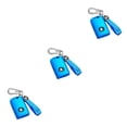 thumbnail image 4 of Kenally Llavero de coche desmontable elegante funda protectora brillante accesorios con reemplazo de llavero para CX-5/CX-30/CX-9 2020-2021 azul Type1 NO1 Kenally CBP383939, 4 of 6
