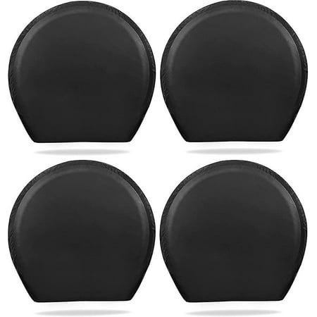 Tire Covers 4 Pack For RV Wheel Covers Set Upgraded Waterproof UV Sun Tough Tire Wheel Protector For Truck Suv Trailer Camper Rv Universal