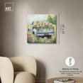 thumbnail image 5 of Vintage Trucks And Flowers Chic Farmhouse Canvas Wall Art by Art Remedy, Gallery Wrapped, 24"x24", 5 of 7