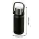 thumbnail image 3 of Botella de agua térmica de acero inoxidable de 1000 ml | Termo de doble pared para bebidas frías y calientes | Tapa antigoteo con asa para la escuela, el gimnasio, la oficina y deportes al aire libre, 3 of 3