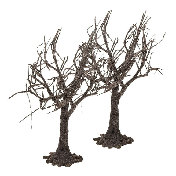 Masteelf 2 PCS Mini Scene Accessory Model Trees Building Supplies Coffee
